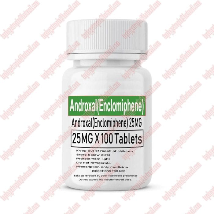 Androxal Enclomiphene Oral Steroids Tablets 25mg 100pcs